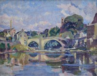 Lot 529 - William Penn, Richmond Bridge, oil.