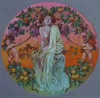 Lot 541 - Carlos Boada, Autumn, oil on board.