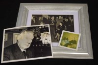 Lot 605 - Three photographs of L.S. Lowry.