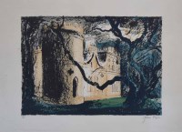 Lot 618 - John Piper, Clytha Castle, signed lithograph.