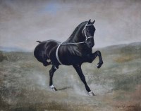 Lot 643 - Herbert St. John Jones, The Champion Pony Stallion 'Little Ruby', oil.