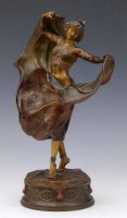 Lot 683 - Bergmann cold painted bronze risque female