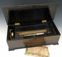 Lot 689 - Music box by Hoffman.