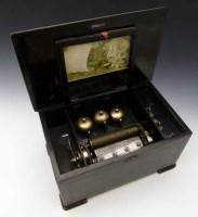 Lot 692 - Musical box playing on three bells.