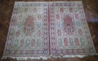 Lot 705 - Pair of persian rugs.