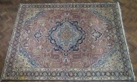 Lot 706 - Persian Khamsen carpet 298 x 215 circa 1910.
