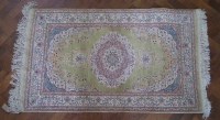 Lot 707 - Persian modern silk rug.