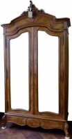 Lot 717 - Mirror-door armoire.