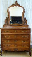 Lot 719 - French mirrored chest.