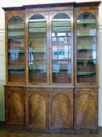 Lot 721 - William IV mahogany bookcase.