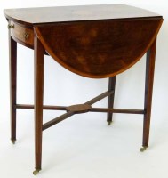 Lot 737 - Rosewood Pembroke table.