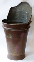 Lot 20 - 19th century copper grape harvest bin.
