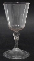 Lot 61 - 18th century Venetian wine glass.