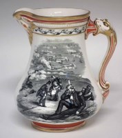 Lot 163 - Alcock & Co Royal Patriotic jug circa 1855