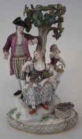 Lot 198 - Meissen Figure Group