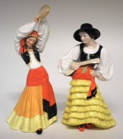 Lot 208 - Royal Crown Derby Spanish Duet.