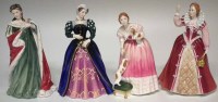Lot 307 - Four boxed Royal Doulton Queens.