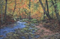 Lot 447 - Jean Byatt, Stock Beck, Ambleside, pastel.