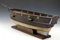 Lot 24 - Mid 19th century model ship.