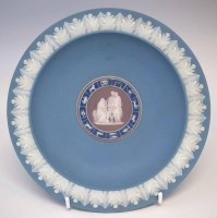 Lot 104 - Wedgwood jasper plate.