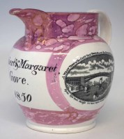 Lot 115 - Sunderland lustre jug.