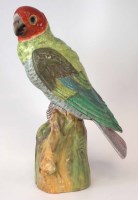 Lot 119 - Staffordshire Parrot.