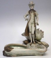 Lot 136 - Austrian bisque porcelain centre piece.