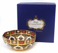 Lot 160 - Royal Crown Derby bowl in box.