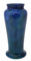 Lot 169 - Green mottled Ruskin vase 1921.