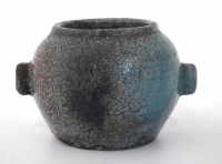 Lot 175 - Reginald Wells (1877-1951) studio pottery twin