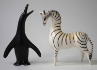 Lot 226 - Beswick Colin Melbourne zebra and a verome