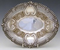 Lot 255 - Silver bon bon dish.