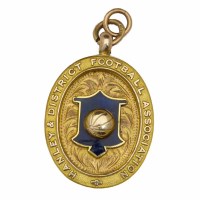 Lot 328 - 9ct gold Hanley & District Football Association