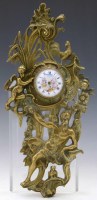 Lot 392 - Wilders, London pocket watch in brass frame.