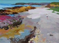 Lot 430 - Donald McIntyre, West End, Iona, acrylic.