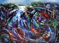Lot 442 - David Wilde, Autumn, all the colours of the Falls, acrylic.