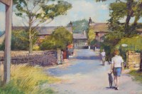 Lot 451 - Bohuslav Barlow, Mankinholes, oil on board.