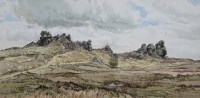 Lot 484 - Leslie Gilbert, Newstone Rocks, watercolour.