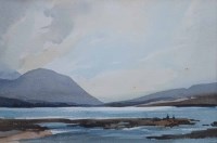 Lot 498 - Aubrey R. Phillips, Bright Interval, Ballachulish, watercolour.