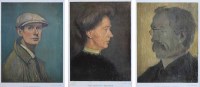 Lot 506 - After L.S. Lowry, Self Portrait, The Artist's Mother and The Artist's Father, signed prints (3).