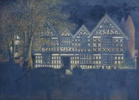 Lot 511 - Herbert St. John Jones, The Illumination of Churche's Mansion, oil.