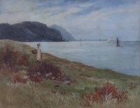 Lot 530 - John Cuthbert Salmon, Penmaenmawr from Llandudno, watercolour.