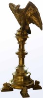 Lot 567 - Brass lecter.