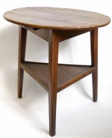 Lot 586 - Cricket table.