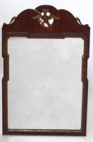Lot 617 - 18th century wall mirror.