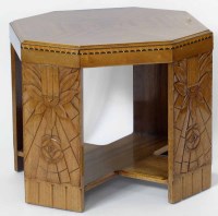 Lot 624 - Art Deco table.