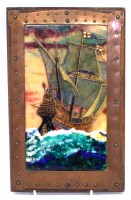 Lot 1 - Enamel plaque.