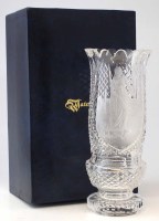 Lot 45 - Waterford Julius Caesar glass vase.