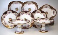 Lot 81 - Aynsley dessert service.
