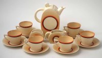 Lot 114 - Clarice Cliff coffee set